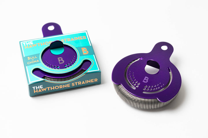 Powder Coated Hawthorne Strainers - Made in the USA: Frosted Teal