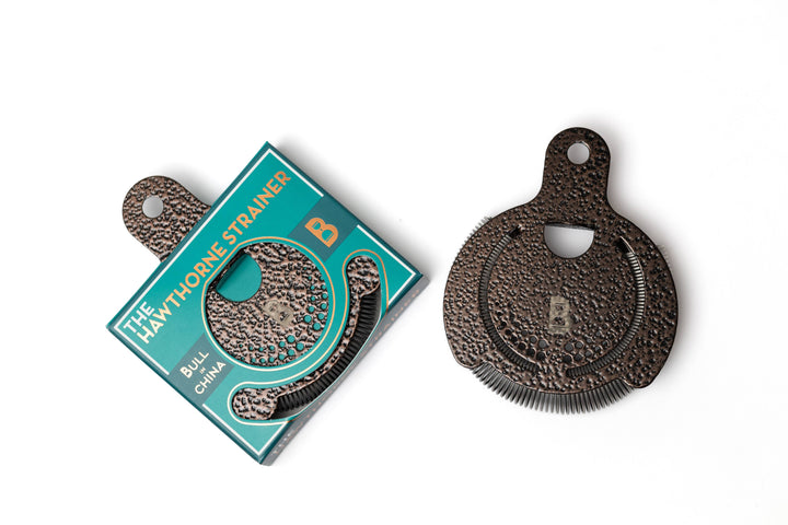 Powder Coated Hawthorne Strainers - Made in the USA: Frosted Teal