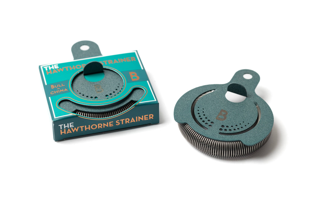 Powder Coated Hawthorne Strainers - Made in the USA: Matte White