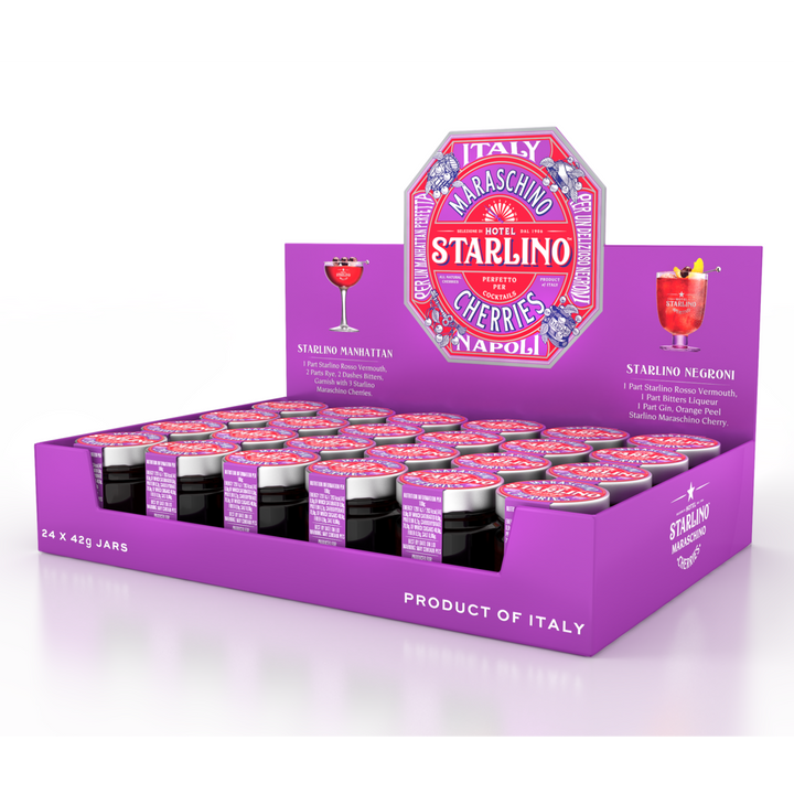 Hotel Starlino Italian Maraschino Cherries - Mini Jar