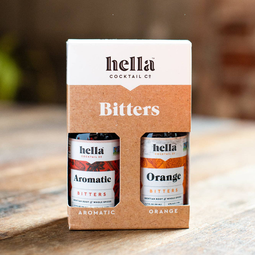 Cocktail Bitters Bar Set: Two Flavor (Certified Non-GMO)