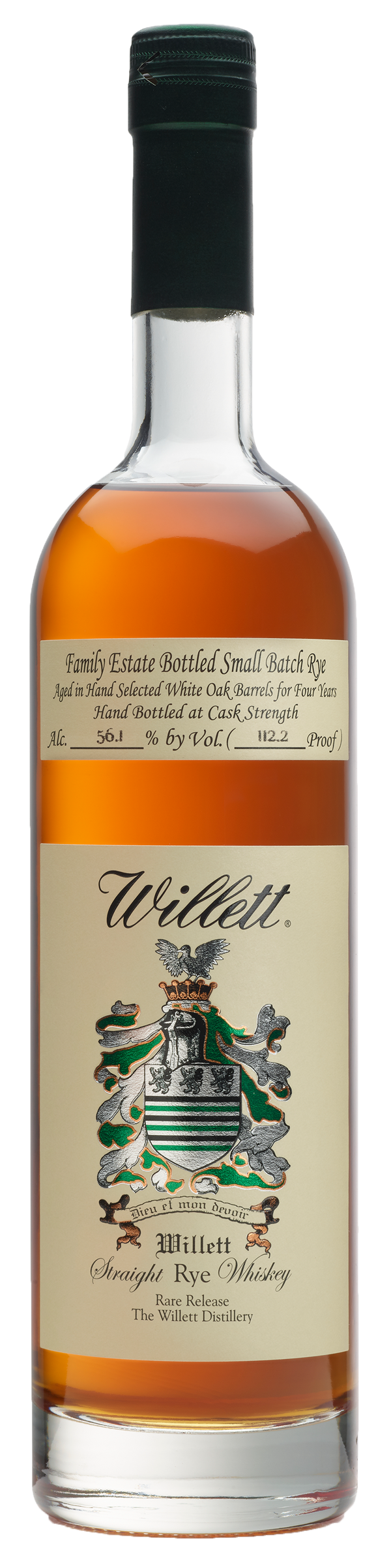 Willett Family Estate Bottled 4 Year Straight Rye Whiskey