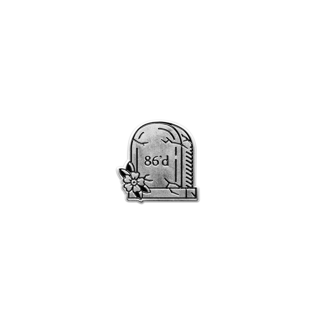 86'd Pin: Antique Gold