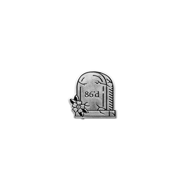 86'd Pin: Antique Gold