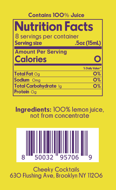 Lemon Juice 4oz