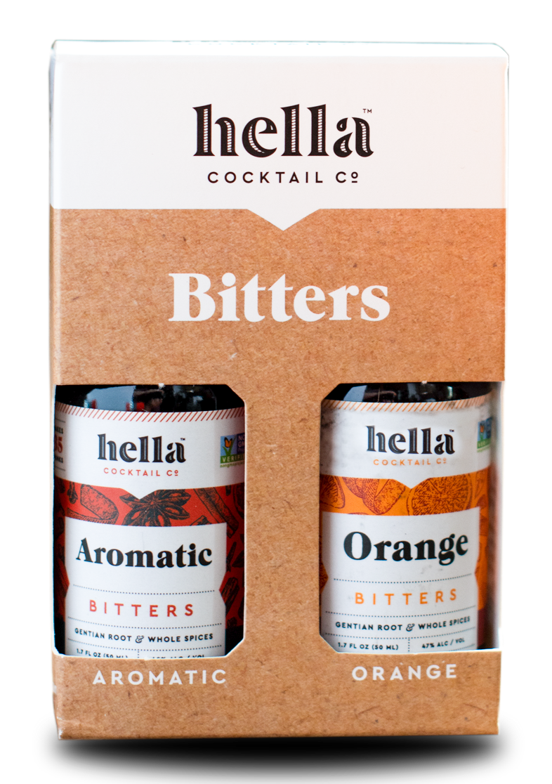 Cocktail Bitters Bar Set: Two Flavor (Certified Non-GMO)