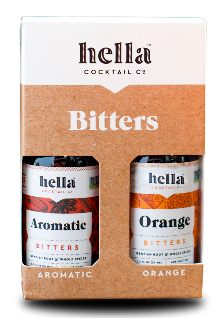 Cocktail Bitters Bar Set: Two Flavor (Certified Non-GMO)